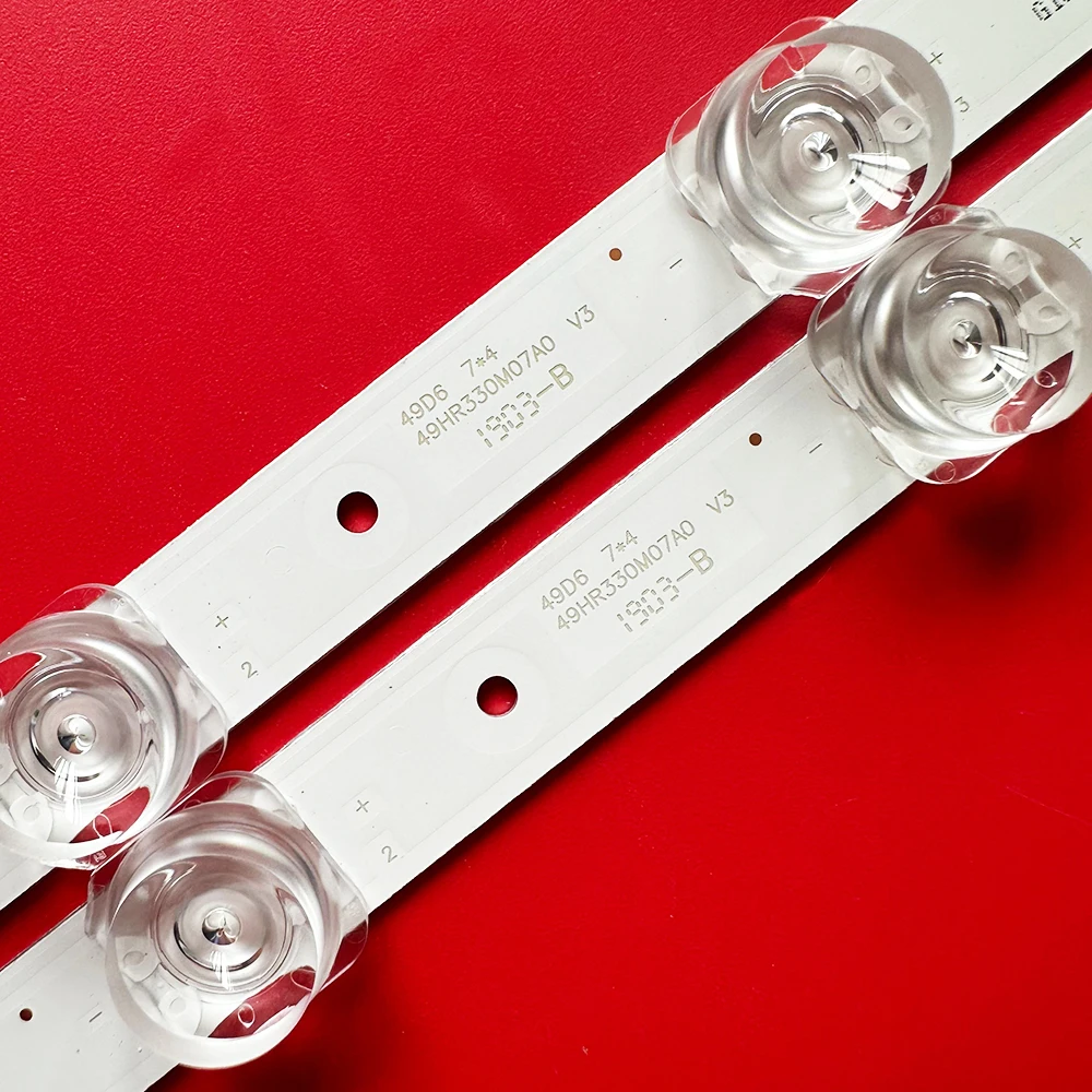 4/20PCS LED strip apply to TCLL 49HR330M07A0 GIC49LB43-3030F2.1D 4C-LB4907-ZM03J 49D6 49V2 49S2 49F6F 49A260 49A26149DP600