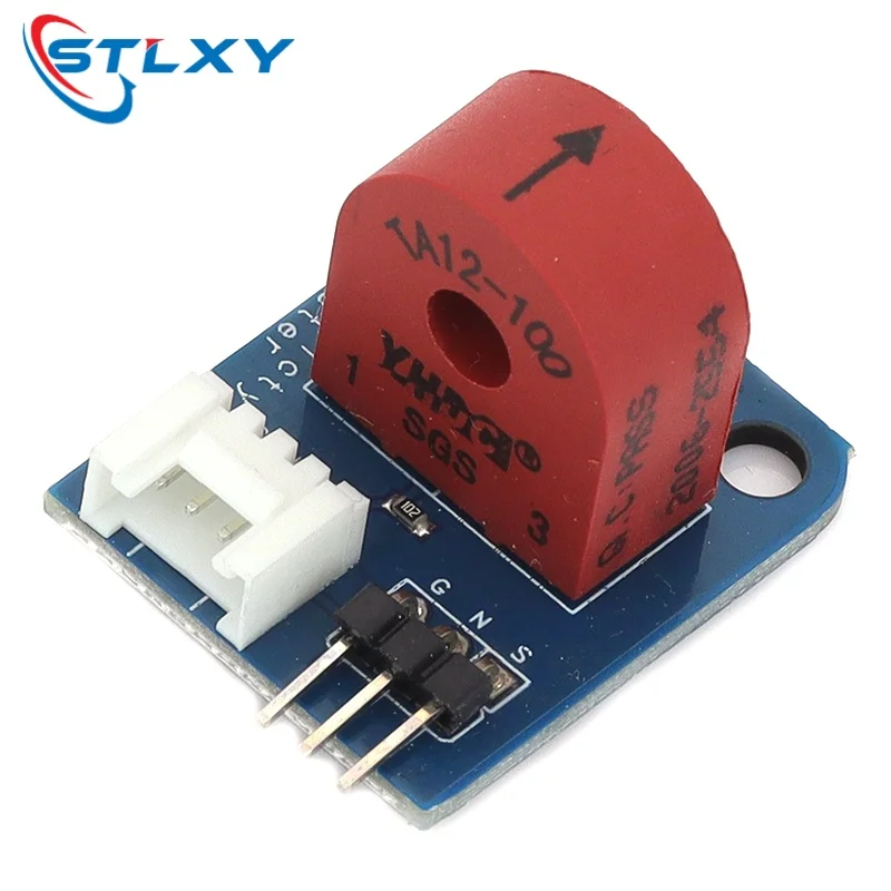 Stlxy Itead AC current transformer 5V current sensor module 0-5A 3p/4p interface transmission
