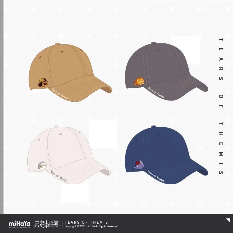 

miHoYo Tears of Themis Official Edition Entourage Series Anime Game Peripheral DIY Embroidered Baseball Cap Holiday Gift