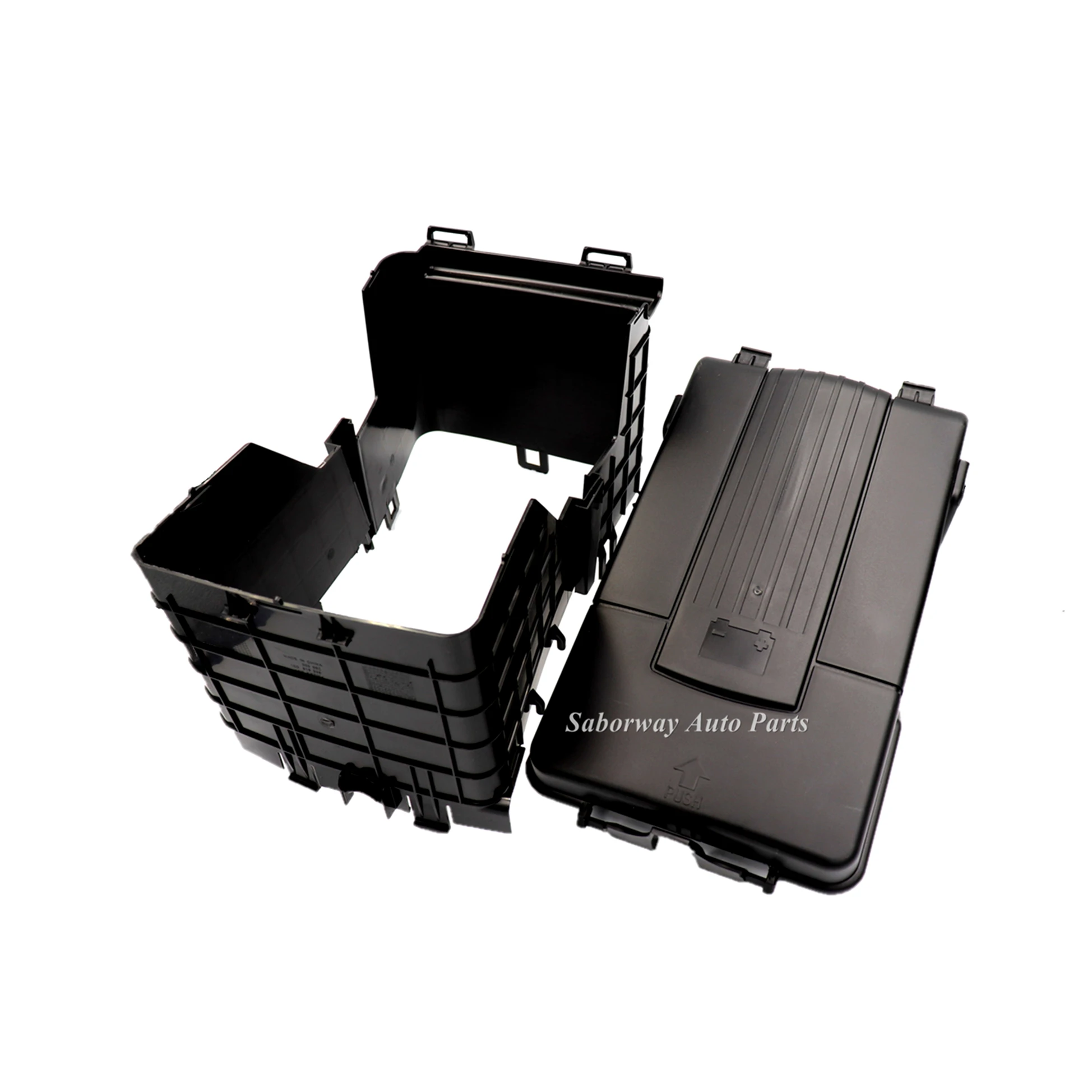 Saborway 3 SZTUK / ZESTAW Osłona tacy akumulatora do Jetta Golf Touran Tiguan Passat Octavia Superb A3 Q3 1K0 915 443 A 1K0 915 443 C — zdjęcie 4