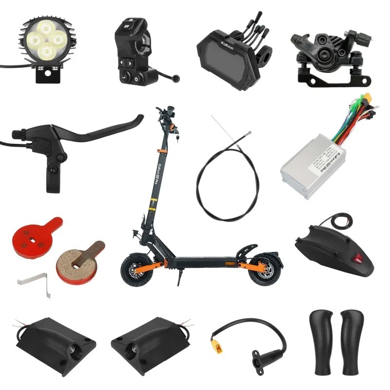 

For Kukirin G2 Pro Scooter Various Parts Headlight Brake Pads Fender Original Display Switch Controller For G2 Electric Scooter