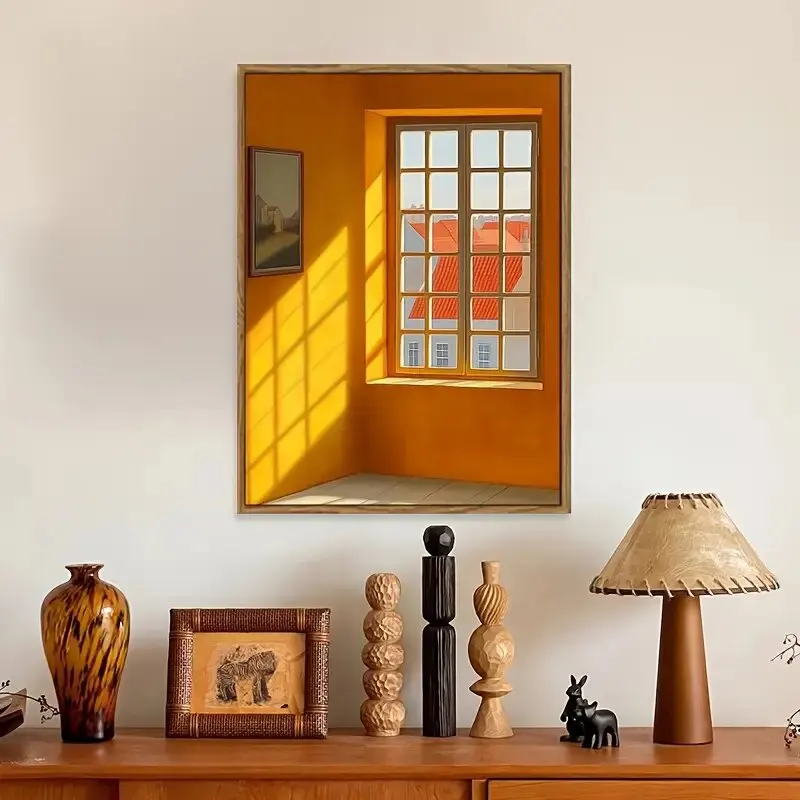 Modern minimalist orange decorative wall art printed canvas paintings - Wall home decoration, perfect gifts and ornaments