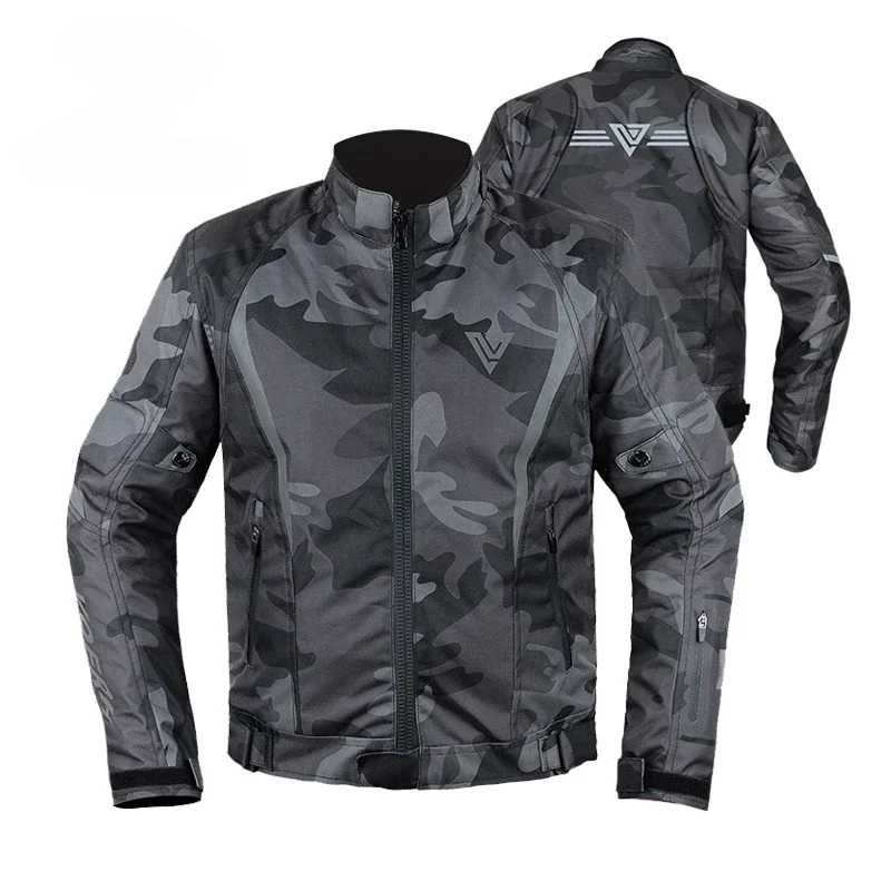 Winter Motorcycle Jacket Men's Racing Jacket Fall Resistant Waterproof Recreational Motorcycle Jacket Motorcycle Winter Clothes