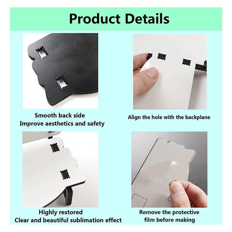 Versatile 5Piece Sublimation Memorial Bench Blanks Ornament Handmade Nautical Beach Picture Frame For Tabletop