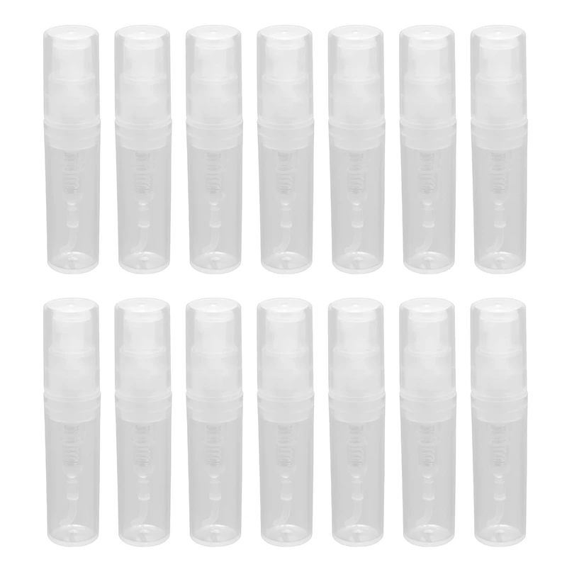30Pcs Clear 2Ml Atomizer Plastic Bottle Spray Disposable Perfume Empty Sample Bottle for Travel Party