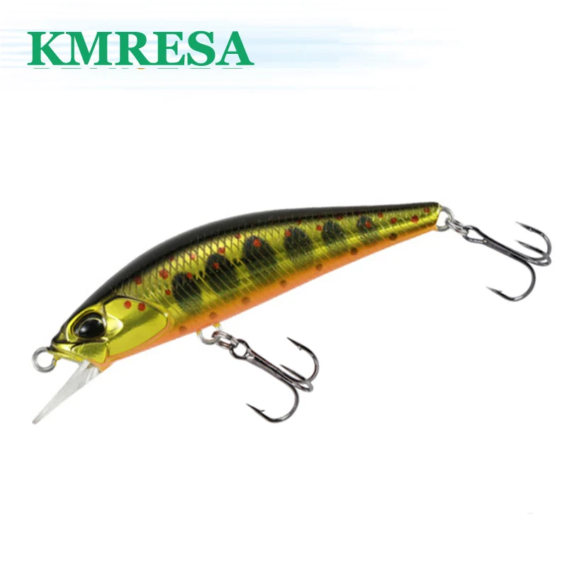 KMRESA Peche Leurre Japan Pesca Hard Fishing Lure 50mm 4g Sinking Minnow Peche Artificial Bait Bass Perch Pike Salmon Trout