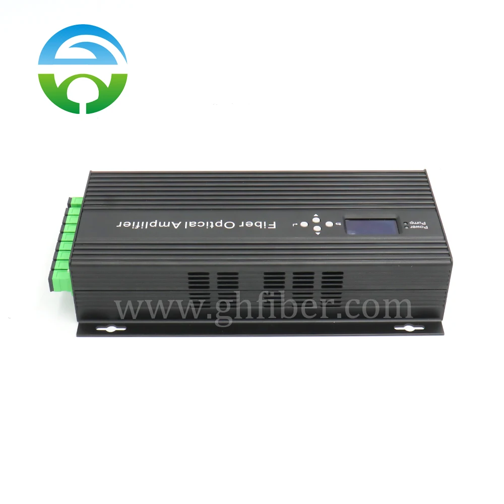 

Оптический усилитель EDFA 1550 нм для CATV, 8 портов, 20~23 дБм, высокая выходная мощность, разъемы SC/APC для сетей FTTH/CATV