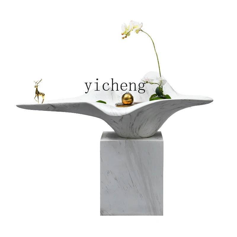 FY نافورة زخرفة محظوظة داخلية كبيرة من الأرض إلى السقف لتزيين المناظر الطبيعية