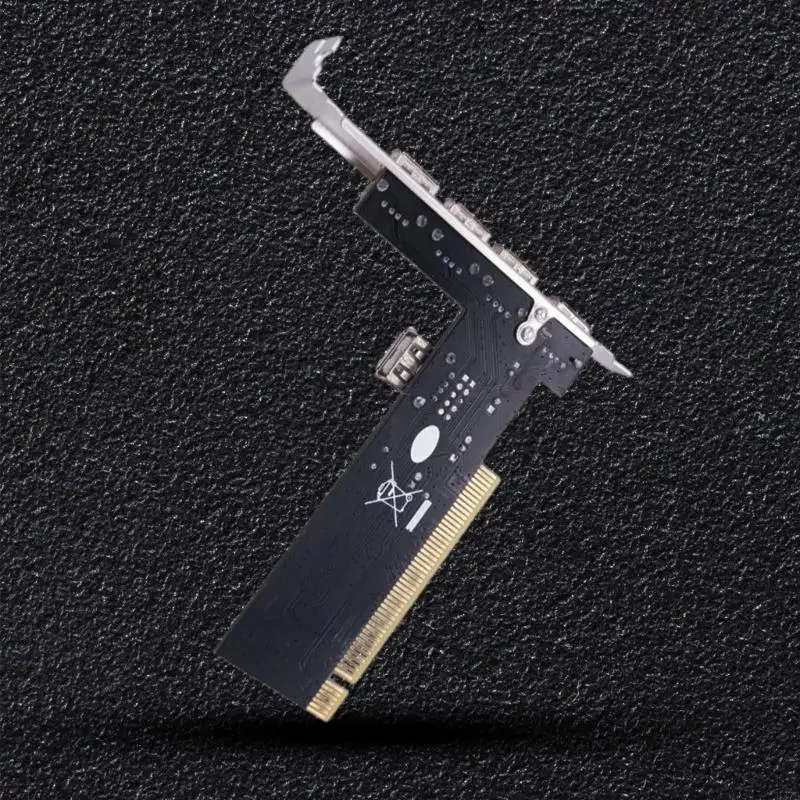 Adaptador tarjeta USB H37B PCI PCI a USB 2.0 5 Puerto 4 Externo 1 Controlador interno Tarjeta expansión tarjeta del