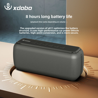 XDOBO X8 portable Bluetooth speaker 60W outdoor high-power sound column plug-in wireless subwoofer system audio caixa de som