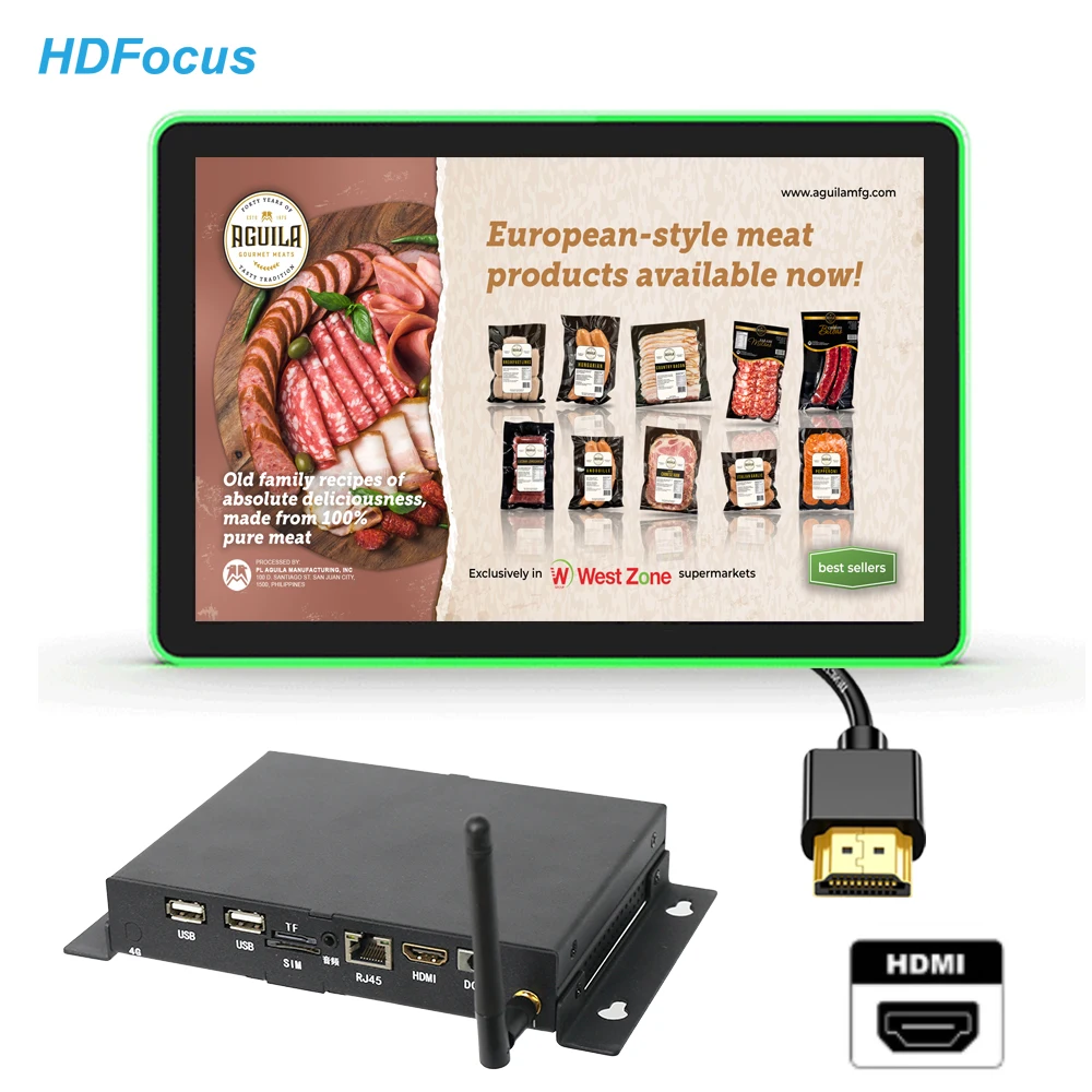 Android Player Media 4k Network Digital Signage Advertising Media Player Box