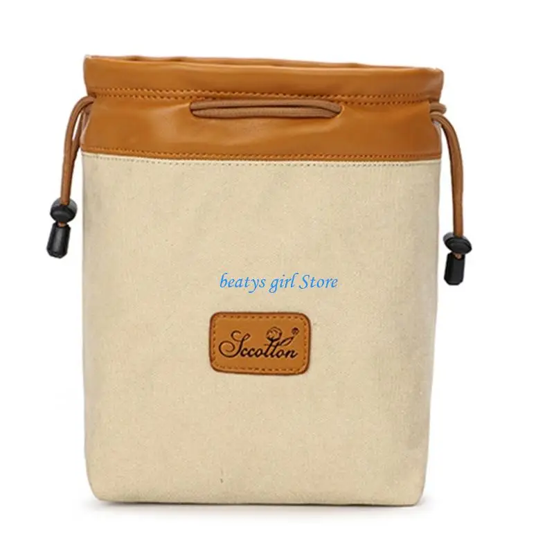 

C7AB Water Resistant Camera Drawstring Bag for DSLR Camera Accessories Organization