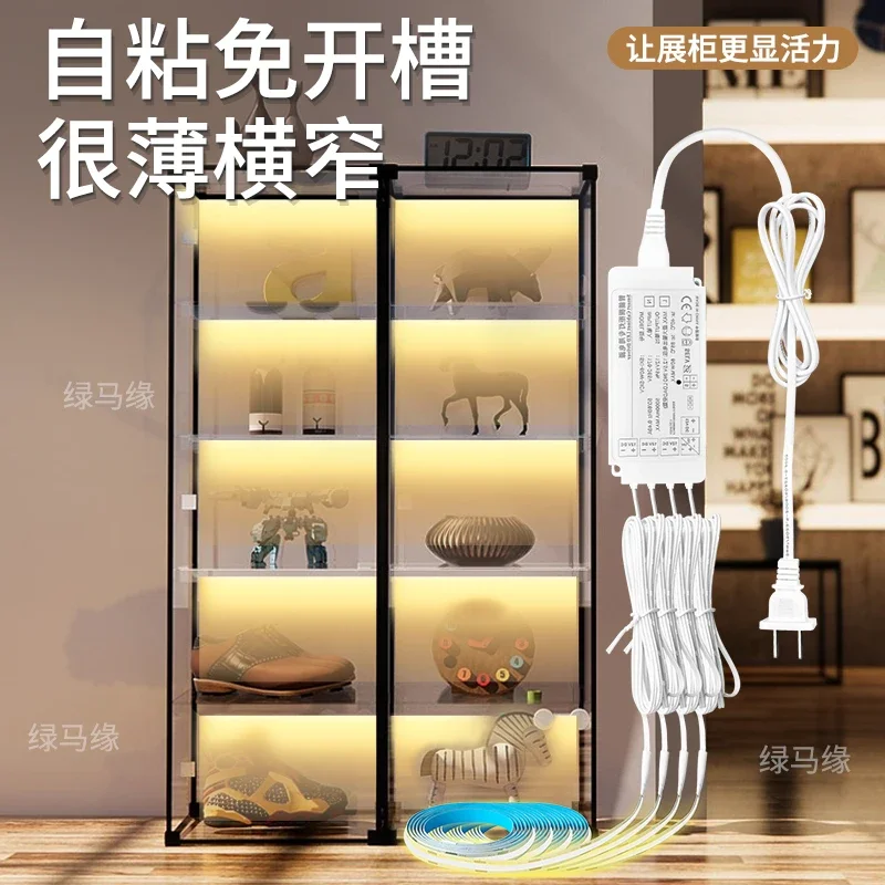 

Induction Hand Sweep Wine Cabinet Wardrobe Cob Light Strip Self-Adhesive Hand-Made Display Cabinet Light Bar Led Slotted-Free