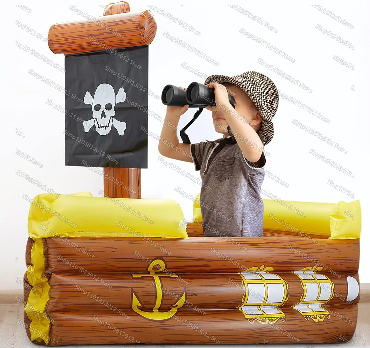 Ice Bar Halloween Ice Bucket for Pool Party Supplies Inflatable Floating Row