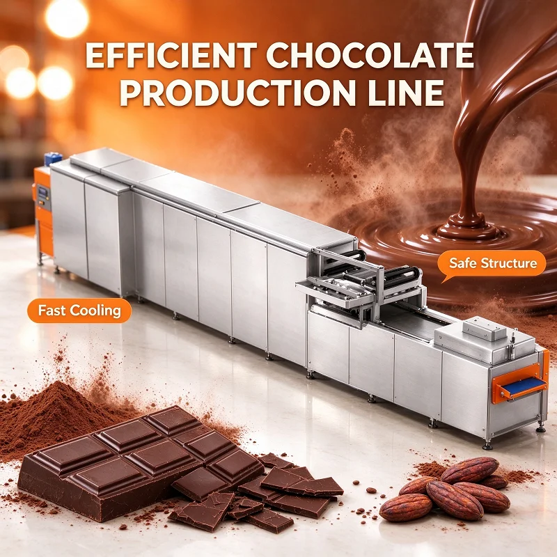 Chocolate Making Production Line Chocolate Tempering Machine Cocoa Bean Processing Machine Fat Melting Tank