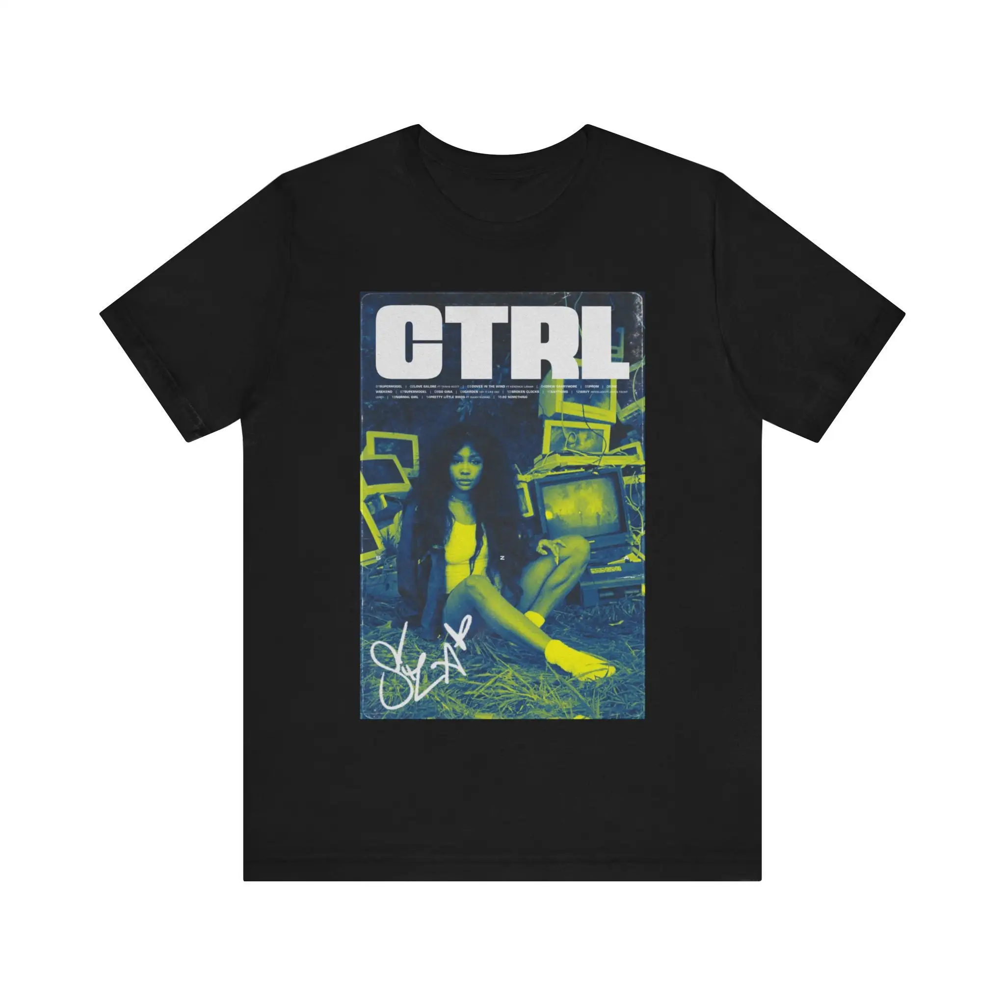 SZA T Shirt ctrl vintage Jersey