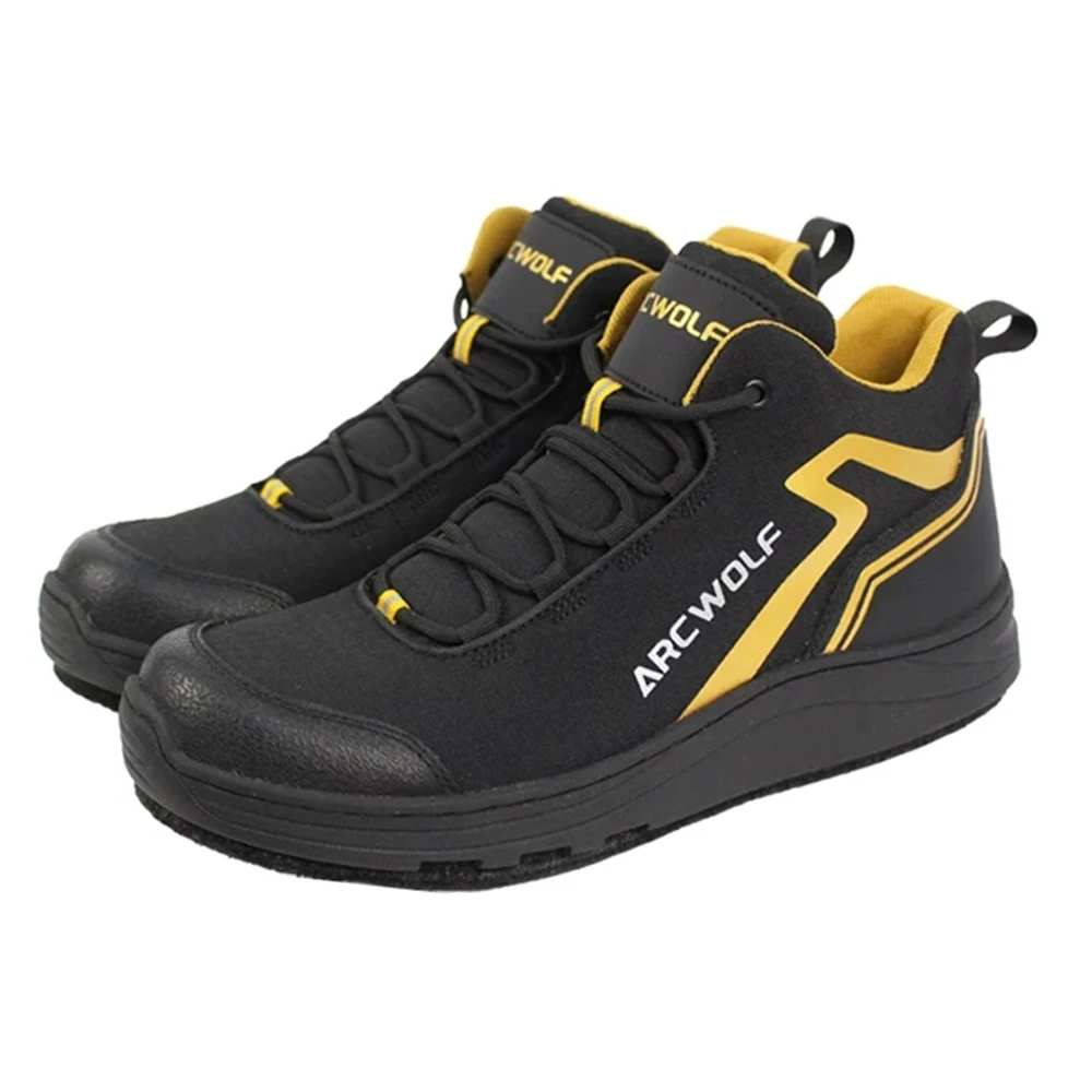 1 Pair Fly Fishing Shoes 2026 New Upstream Boots Felt Sole With Nails Professional Fly Fishing Waders Climbing Hiking Skid-proof