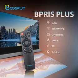 Mando a distancia BPR1 BPR1S Plus BLE 5,0 Air Mouse, Control remoto inalámbrico con giroscopio de 2,4 GHz para Android por voz TV Box / PC