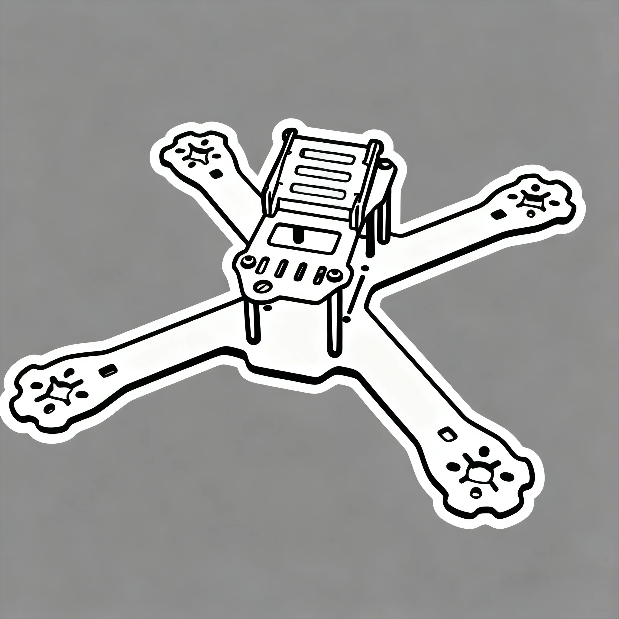 Mini QAV210 210mm 210 Pure Carbon Fiber Quadcopter Frame Kit For LS-210 QAV210