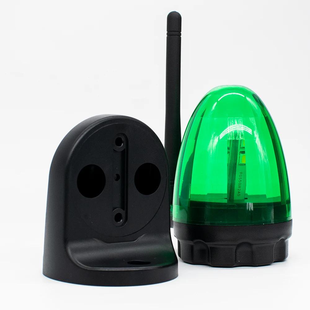 AC/DC 12v 24v 220v 12V-265V LED Flash Alarm Lamp for Swing Sliding Gate Opener Barrier Gate - Outdoor Security Light