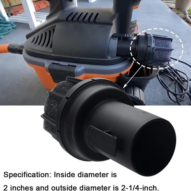 Best 2-1/2-Inch Vacs Vacuum Diffuser Muffler,Muffler Diffuser Wet/Dry Vac Attachment CMXZVBE38660 For Craftsman Shop