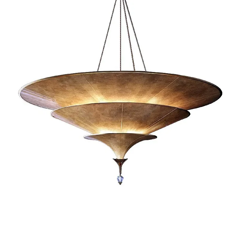 

Ceiling Pendant Light Southeast Asian Vintage Chandelier Wabi-sabi Suspension Hanging Light