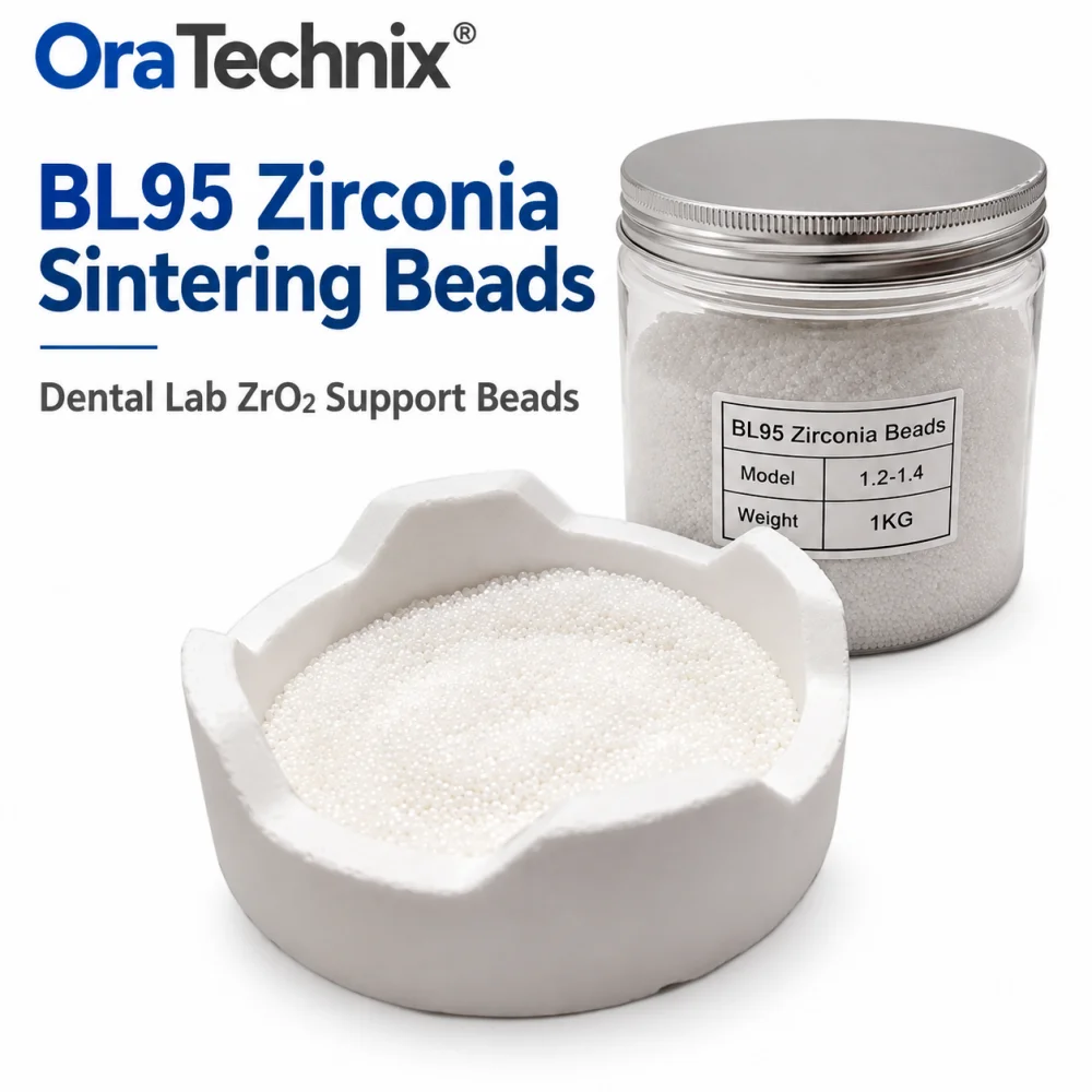 1kg Dental Zirconia Sintering Beads for Sintering Zirconia Grinding Balls Crown Sintered Bead Dental Ceramics Sintering Crucible