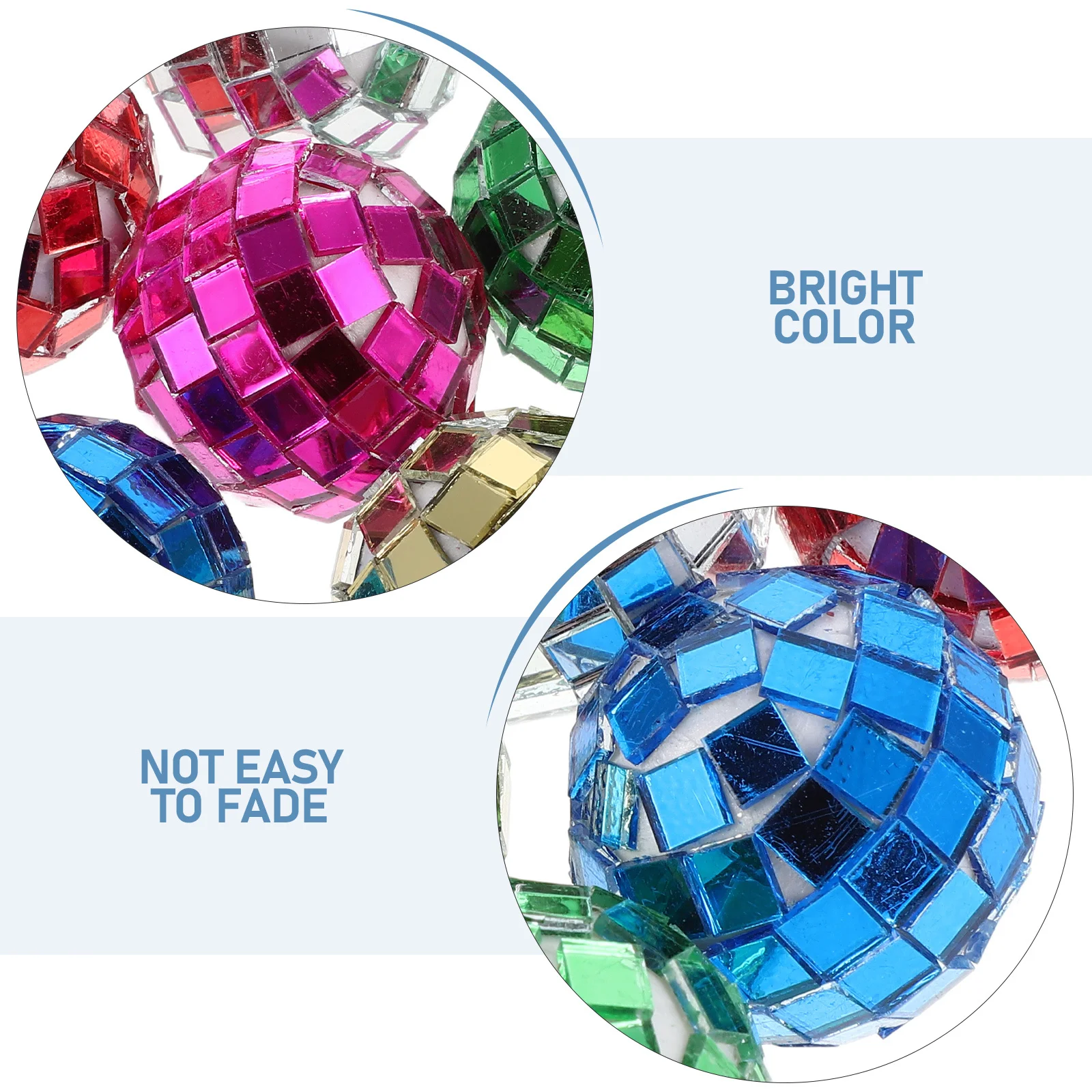 24 pezzi mini palline da discoteca a specchio 3 cm plastica riflettente scala 1:12 festa di Natale bar Ktv decorazioni natalizie mini palline da discoteca