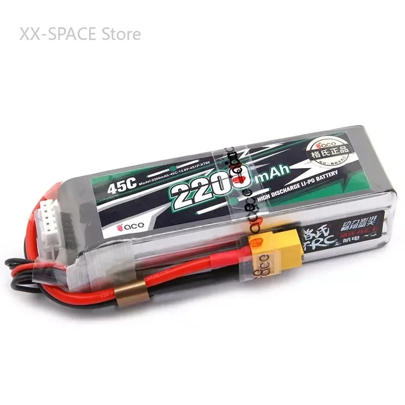 

Gens ACE Lipo Battery 4S 14.8V 2200mAh 2400mAh 3300mAh with T/XT60 Plug for Aircraft FPV Frame Racing Drone