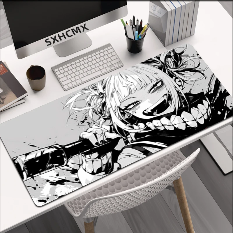 Toga Himiko My Hero Academia Kawaii Girl Mouse Pad Large Laptop Office Anime Mousepad Natural Rubber Oversize Keyboard Desk Mat