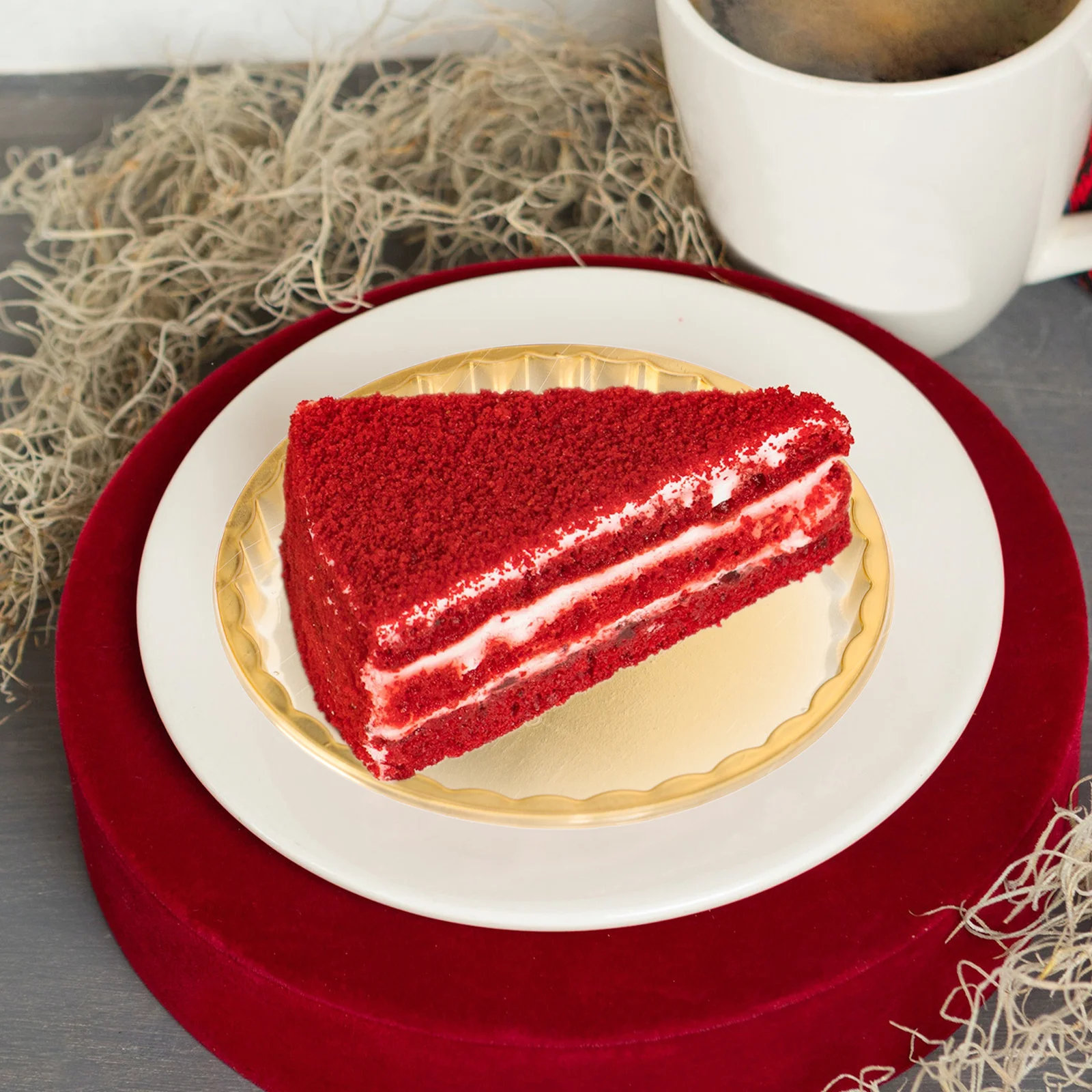 

20pcs Boards Round 9 Inch Golden Base Tray Mousse Dessert Baking Supplies Pet Cake Pads Sturdy Storage Tray Decorative Cake Mat