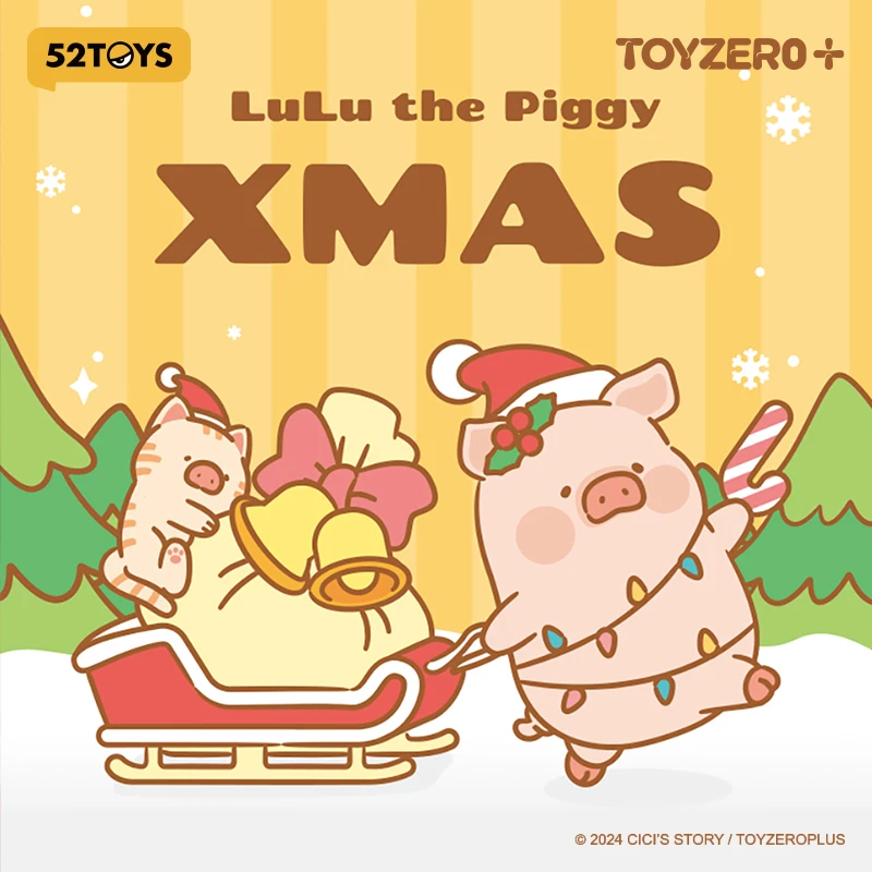 

52TOYS LuLu the Piggy Christmas Series, Handbag Pendant, Decoration for Christmas, New Year