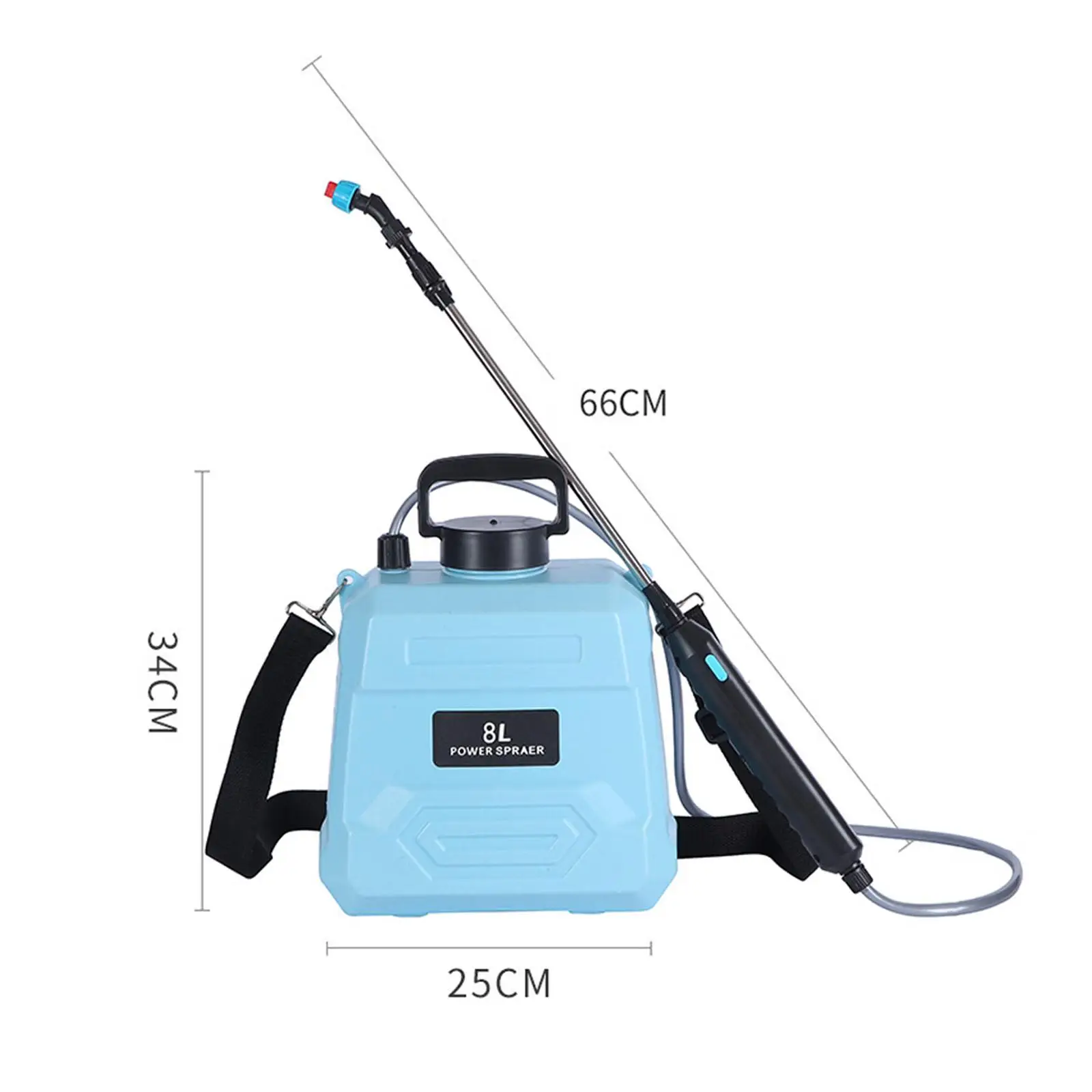 Electric Pump Sprayers 2Gallon Versatile Retractable Wands Comfortable Garden