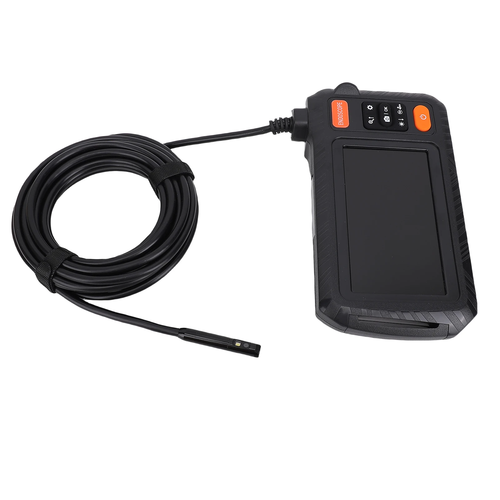 1080P Borescope Sewer Dual Lens Inspection Camera with 8 LED Lights and 3 Brightness 180° Rotating Camera with 32GB Memory Card