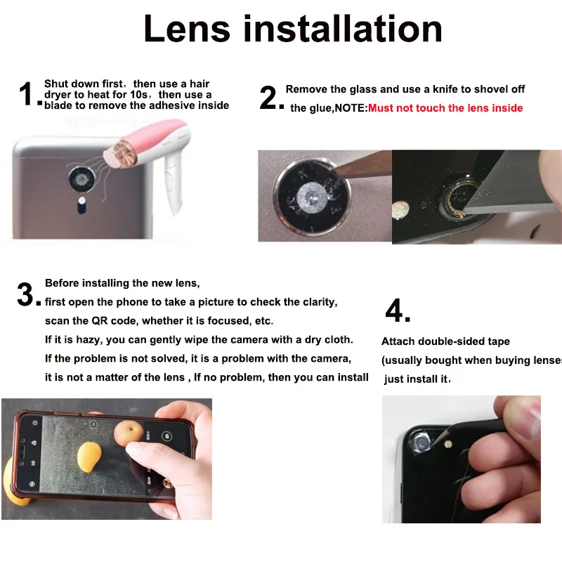 Replacement Back Rear Camera Lens Glass For Huawei P50 Pocket Back Camera Glass lens For Huawei P50 Pocket2 Replacement Parts