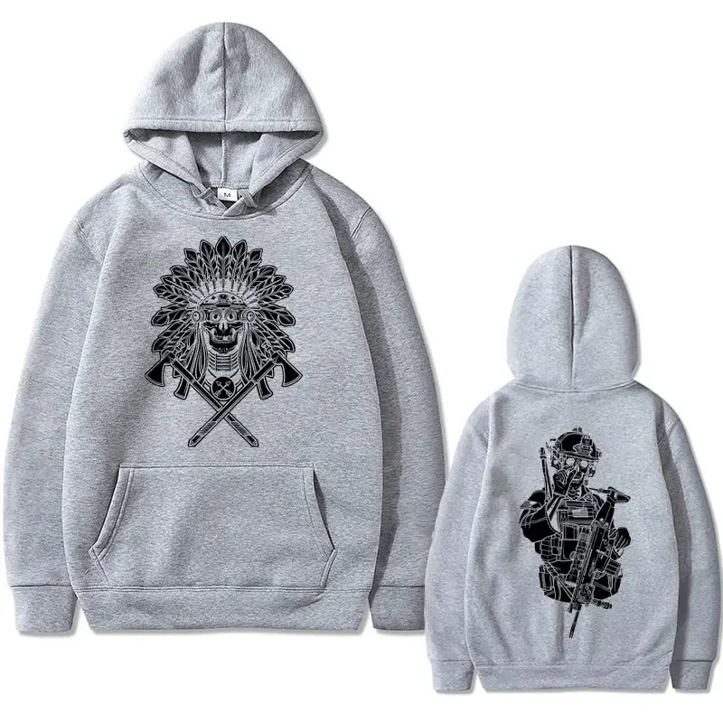 Forward observações grupo dupla face impressão hoodie gótico horror crânio gráfico hoodies masculino vintage streetwear moletom masculino