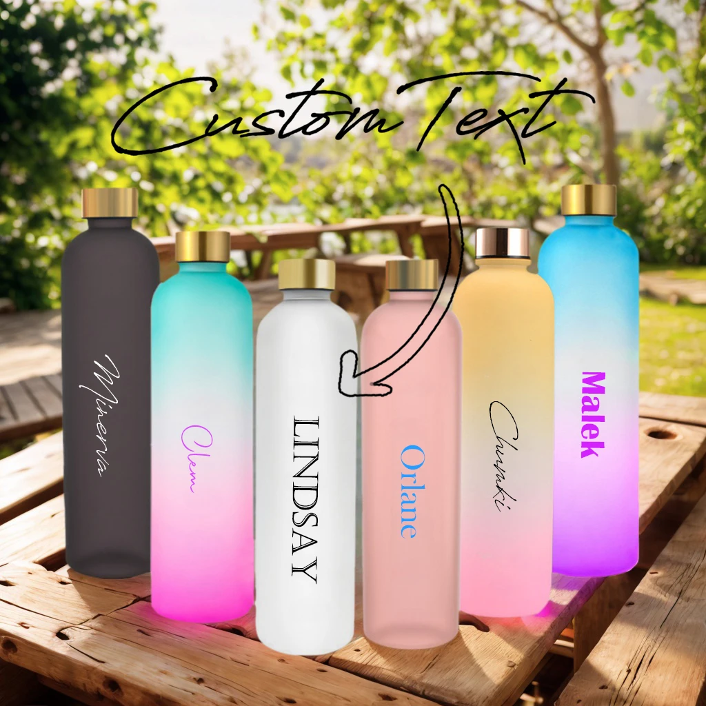 Sports Equipment With Names - Borraccia Personalizzata con Nome Sfumato, Tazza