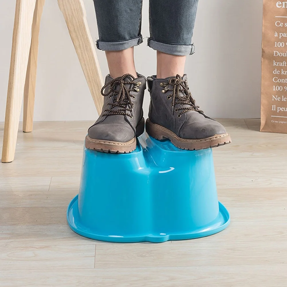 

3Pcs Versatile Foot Massaging Bucket Plastic Foot Bath Basin for Practical Usage and Space Saving Plastic Bucket for Pedicure