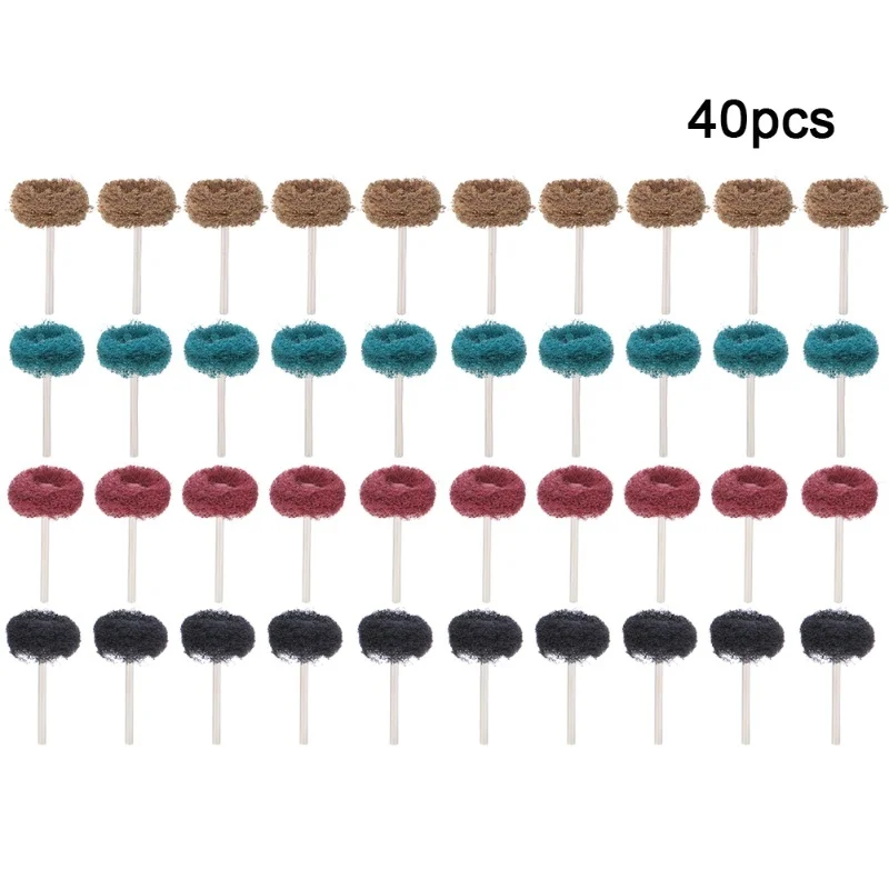 40Pcs Shank Brushed…