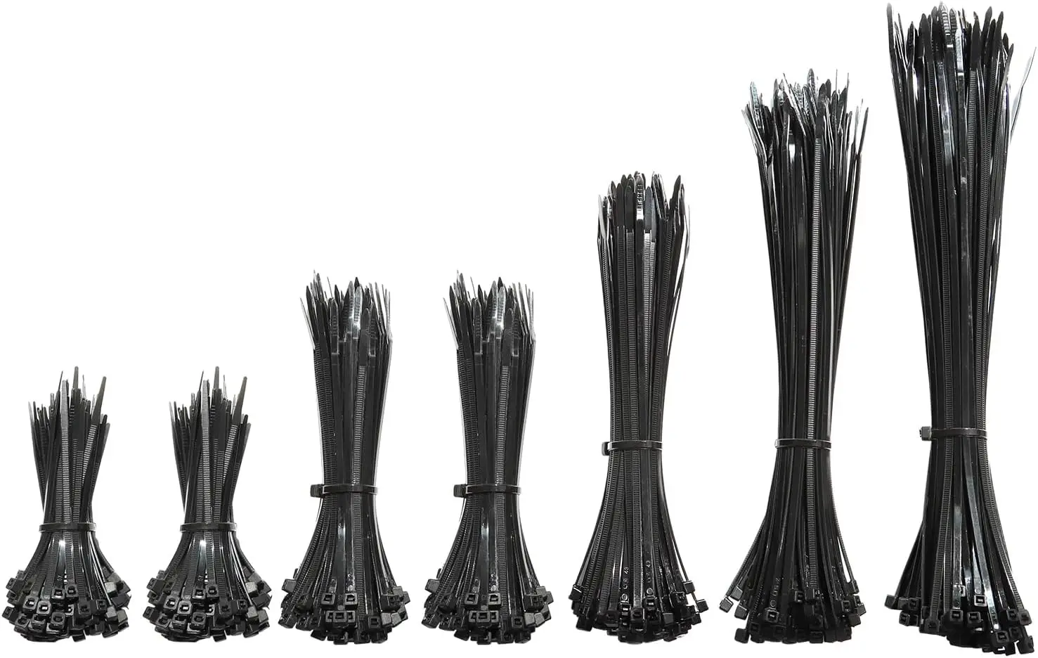 

Стяжки-молния разных размеров, упаковка 700 шт., 4/6/8/10/12, ширина 0,16 дюйма, различные застежки-молнии, ассортимент нейлоновых пластиковых проволочных стяжек