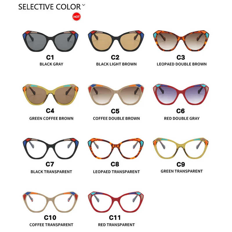 نظارات مضادة للضوء الأزرق، نظارات رائعة على شكل عين القطة للنساء والرجال، نظارات تسوق تحجب الضوء الأزرق، نظارات كمبيوتر للرجال والنساء