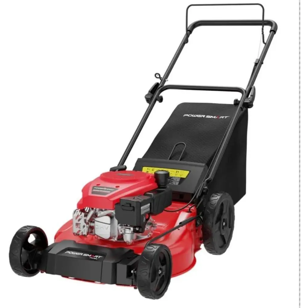 

Газонокосилка-трактор 3-в-1, 21 дюйм, двигатель 144 куб. см, функции мульчирования, сбора травы и выброса из травосборника, высокие колеса, легкая сборка, 6 режущих лезвий