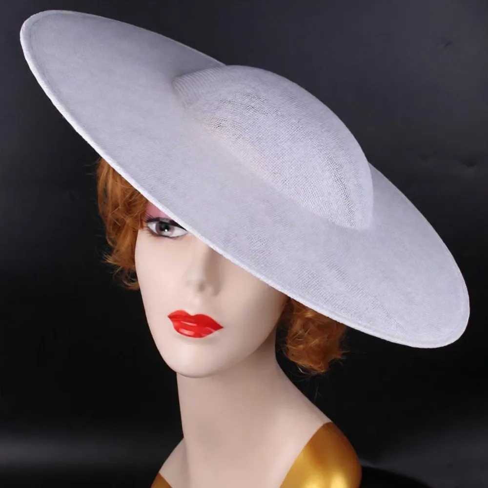 

New 40cm Fascinators Base DIY with Clip Hair Accessories Hat Big Maillinery Cap for Cap Supplies
