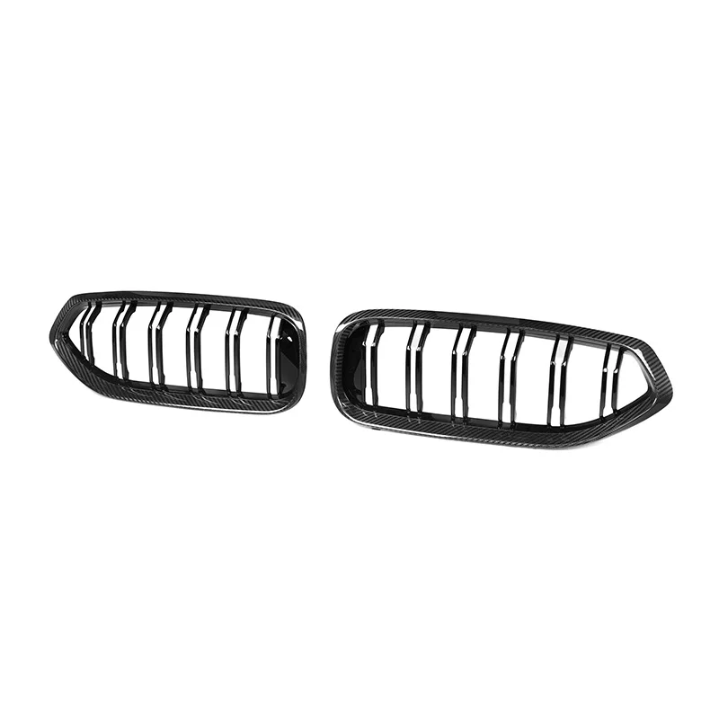 Real Dry Carbon Fiber Kidney Hood Radiator Grille For BMW New Z4 G29 2019-IN Gloss Black Replacement Front Bumper Racing Grills