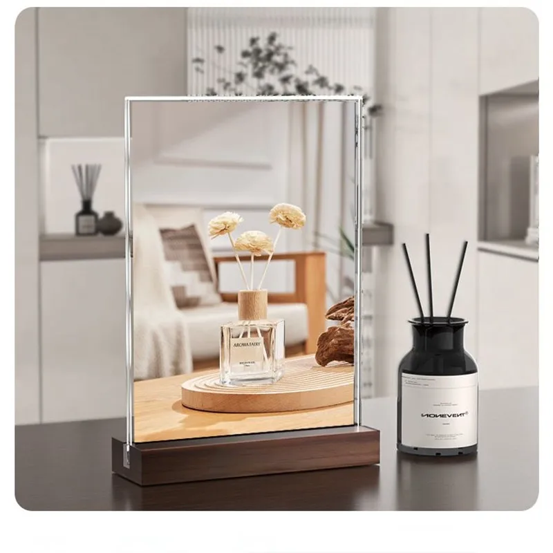 5 Pieces A6 10x15cm Acrylic Sign Holder Display Stand Price Label Tags Menu Paper Flyer Holder Photo Picture Poster Frame