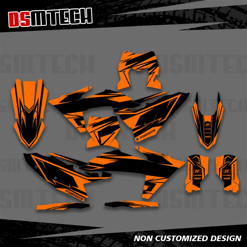 

DSMTECH For KTM SX SXF XC XCF 250 300 350 450 2023 2024 2025 EXC EXCF XCW 2024 2025 2026 Graphics Decals Sticker Background 001
