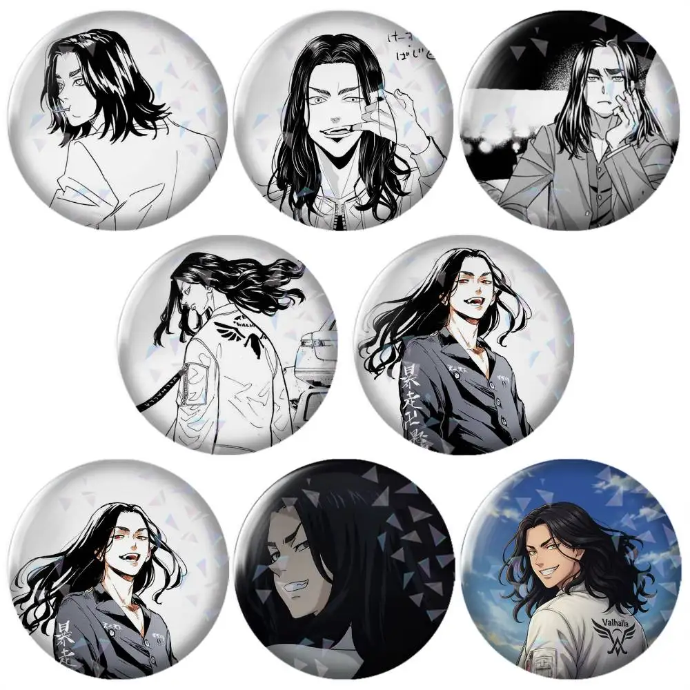 Baji Keisuke T-Tokyo Revengers-s Brooch Metal Badge Brooch, Fashion Decorative Pins for Hat Bag Clothing Decoration Gift