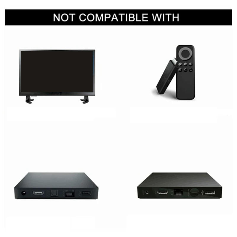 2 Piece L5B83G Voice Remote Control Control Black ABS For Amazon Fire TV Stick 3Nd Gen Fire TV Cube Fire TV Stick Lite 4K