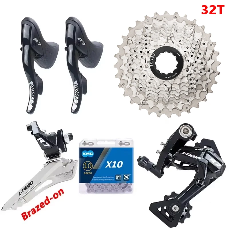 LTWOO R7 2x10 speed Racefiets kit Shifters Hendel Remderailleur X10 Ketting 10V Cassette 20S groepset met fow TIAGRA 4700
