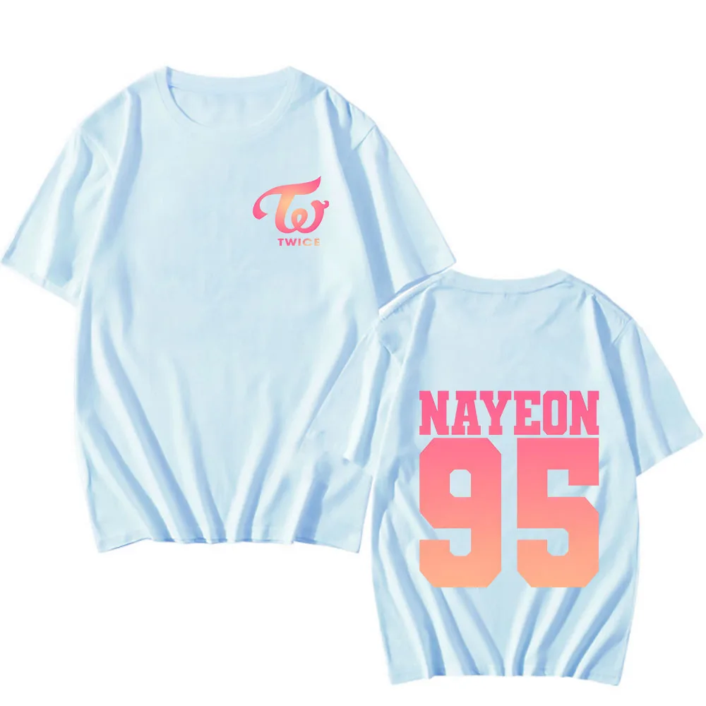 Twice 2024 Korean Style Album T Shirt Women Men Print Tshirt Harajuku Unisex Ulzzang Graphic Female T-Shirt Kawaii 90S Y2K Tees
